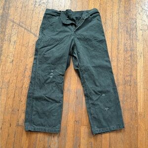 NEIGHBORHOOD (NBHD) green canvas pants